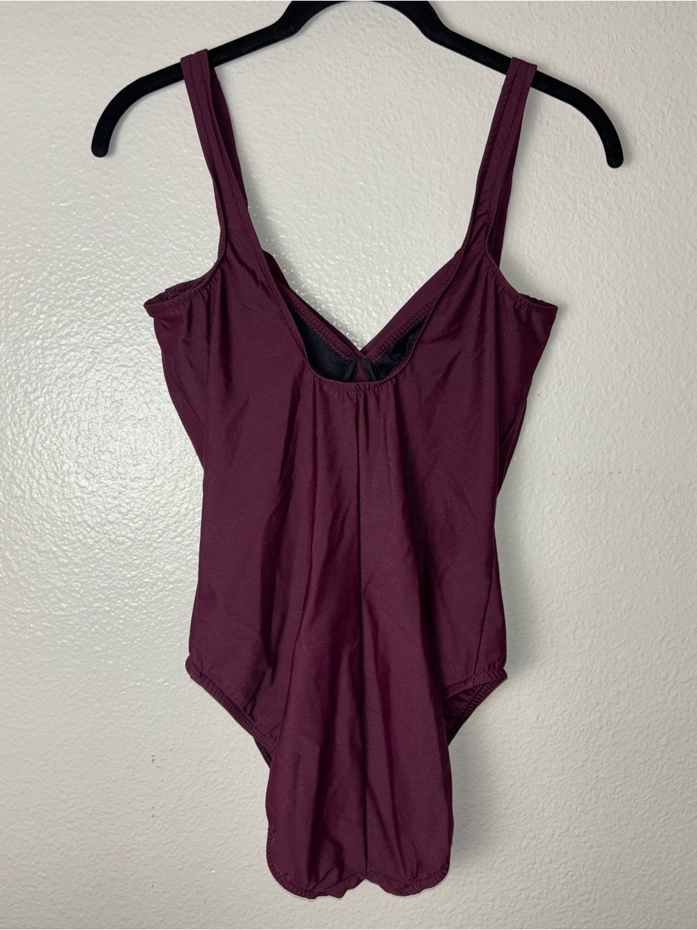 Magicsuit One-Piece Swimsuit Surplice Crossover Neckline Faux Wrap size 12 plum - Picture 10 of 16